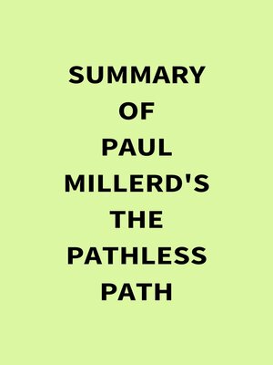 cover image of Summary of Paul Millerd's the Pathless Path